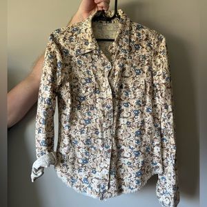Vintage printed twill shirt